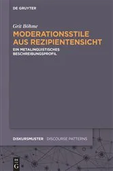 Book cover of Moderationsstile aus Rezipientensicht by Grit Böhme