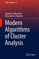 Book cover of Modern Algorithms of Cluster Analysis by Slawomir Wierzchoń