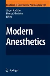 Book cover of Modern Anesthetics by Unknown