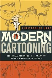 Book cover of Modern Cartooning by Christopher Hart