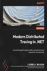 Book cover of Modern Distributed Tracing in .NET by Liudmila Molkova