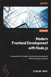 Book cover of Modern Frontend Development with Node.js by Florian Rappl