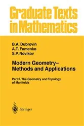Book cover of Modern Geometryâ€” Methods and Applications by B.A. Dubrovin