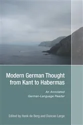 Book cover of Modern German Thought from Kant to Habermas by Henk de Berg