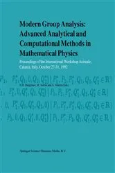 Book cover of Modern Group Analysis: Advanced Analytical and Computational Methods in Mathematical Physics by N.H. Ibragimov