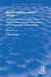 Book cover of Modern Industry and the African by J. Merle Davis