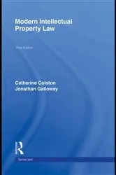 Book cover of Modern Intellectual Property Law (3rd ed.) by Unknown