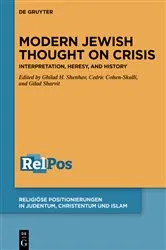 Book cover of Modern Jewish Thought on Crisis by Ghilad H. Shenhav