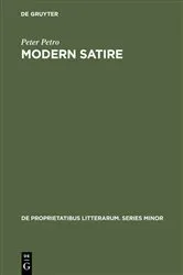 Book cover of Modern Satire by Peter Petro