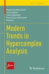 Book cover of Modern Trends in Hypercomplex Analysis by Swanhild Bernstein