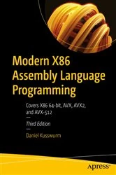 Book cover of Modern X86 Assembly Language Programming (3rd ed.) by Daniel Kusswurm