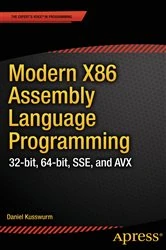 Book cover of Modern X86 Assembly Language Programming by Daniel Kusswurm