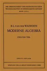 Book cover of Moderne Algebra (2nd ed.) by Unknown