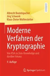 Book cover of Moderne Verfahren der Kryptographie (9th ed.) by Albrecht Beutelspacher