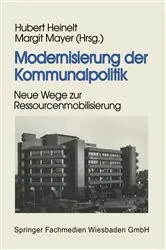 Book cover of Modernisierung der Kommunalpolitik by Hubert Heinelt