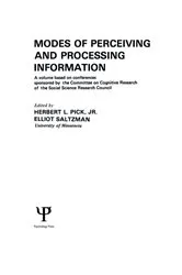 Book cover of Modes of Perceiving and Processing Information by H. L. Pick Jr.