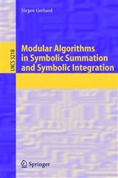 Book cover of Modular Algorithms in Symbolic Summation and Symbolic Integration by Jürgen Gerhard