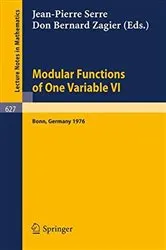 Book cover of Modular Functions of One Variable VI by J.-P. Serre