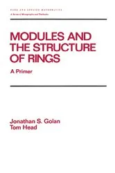 Book cover of Modules and the Structure of Rings by Unknown
