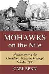 Book cover of Mohawks on the Nile by Carl Benn