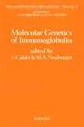 Book cover of Molecular Genetics of Immunoglobulin by F. Calabi