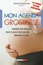 Book cover of Mon agenda grossesse by Hélène Kosmadakis