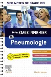 Book cover of Mon stage infirmier en Pneumologie. Mes notes de stage IFSI by Quentin Philippot