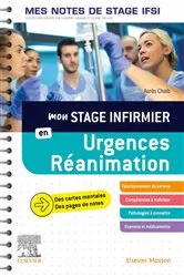 Book cover of Mon stage infirmier en Urgences-Réanimation. Mes notes de stage IFSI by Aurès Chaïb
