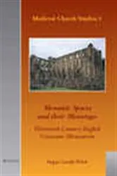 Book cover of Monastic Spaces and their Meanings by M. Cassidy-Welch