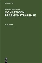 Book cover of Monasticon Praemonstratense (2nd ed.) by Norbert Backmund