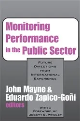 Book cover of Monitoring Performance in the Public Sector by John Winston Mayne