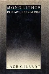 Book cover of Monolithos by Jack Gilbert