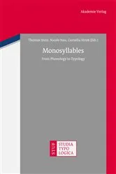 Book cover of Monosyllables by Thomas Stolz