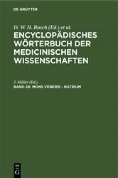 Book cover of Mons veneris - Natrium by J. Müller
