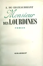 Book cover of Monsieur de Lourdines by Alphonse de Châteaubriand