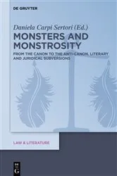 Book cover of Monsters and Monstrosity by Daniela Carpi