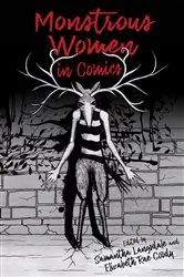 Book cover of Monstrous Women in Comics by Samantha Langsdale