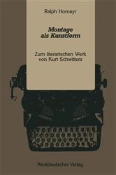 Book cover of Montage als Kunstform by Ralph Homayr