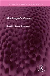 Book cover of Montaigne's 'Essais' by Dorothy Gabe Coleman