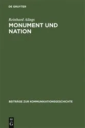 Book cover of Monument und Nation by Reinhard Alings