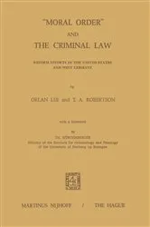 Book cover of “Moral Order” and The Criminal Law by O. Lee