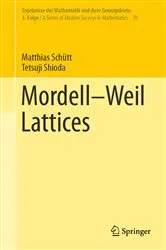Book cover of Mordell–Weil Lattices by Matthias Schütt