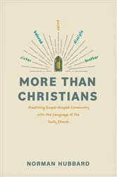 Book cover of More than Christians by Norman Hubbard