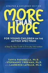 Book cover of More Than Hope, For Young Children on the Autism Spectrum by Tanya Paparella