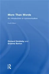 Book cover of More Than Words (4th ed.) by Richard Dimbleby