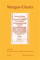 Book cover of Morgen-Glantz 21/2011 by Knorr von Rosenroth Gesellschaft e.V.