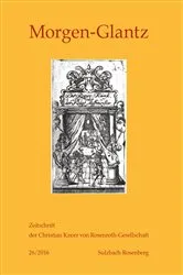 Book cover of Morgen-Glantz – 26/2016 by Knorr von Rosenroth Gesellschaft e.V.