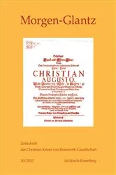 Book cover of Morgen-Glantz 30 (2020) by Knorr von Rosenroth Gesellschaft e.V.