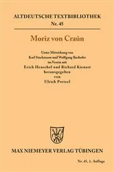 Book cover of Moriz von Craûn by Ulrich Pretzel