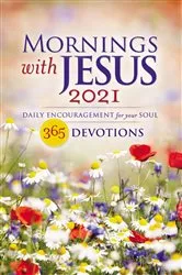 Book cover of Mornings with Jesus 2021 by Guideposts
